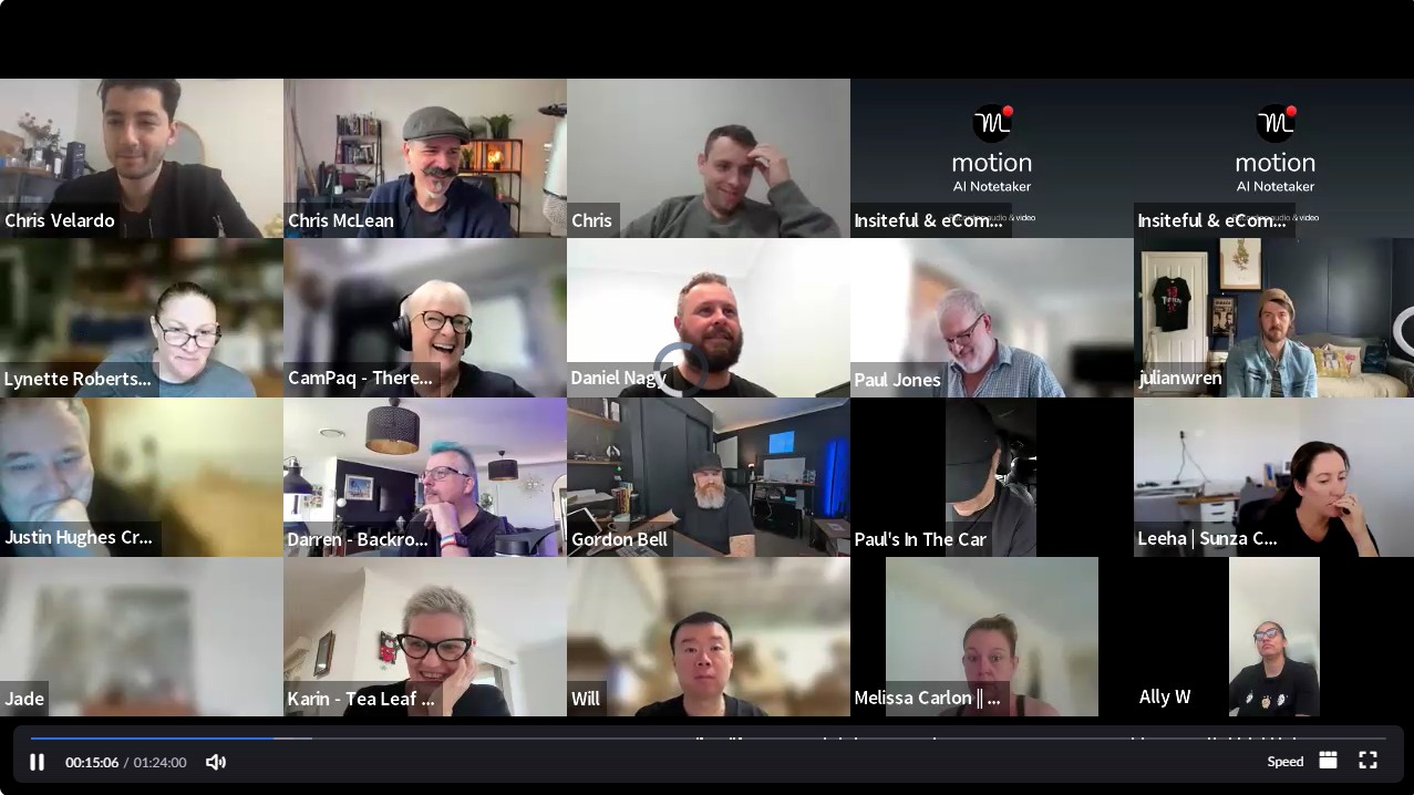 eCommerce Circle weekly live coaching call