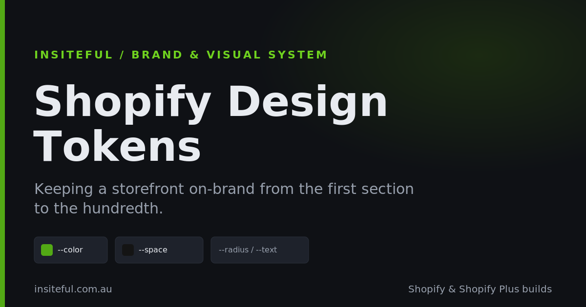 insiteful design tokens featured