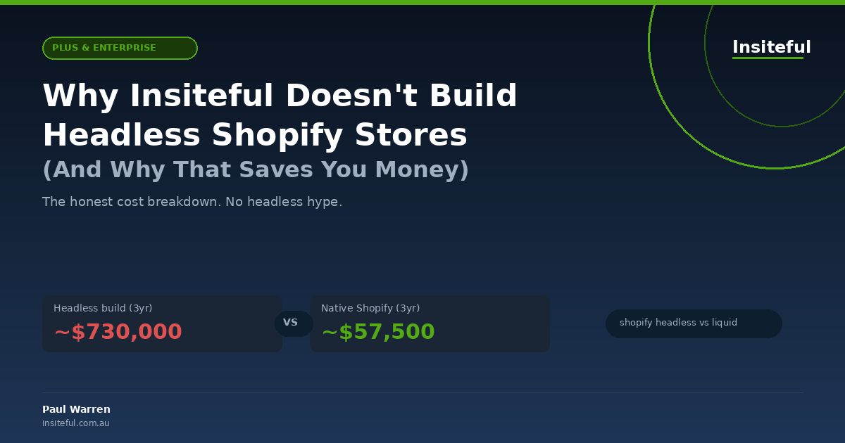 insiteful headless vs native featured