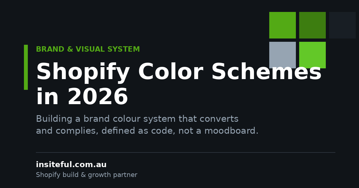 Shopify color schemes 2026 building a brand colour system